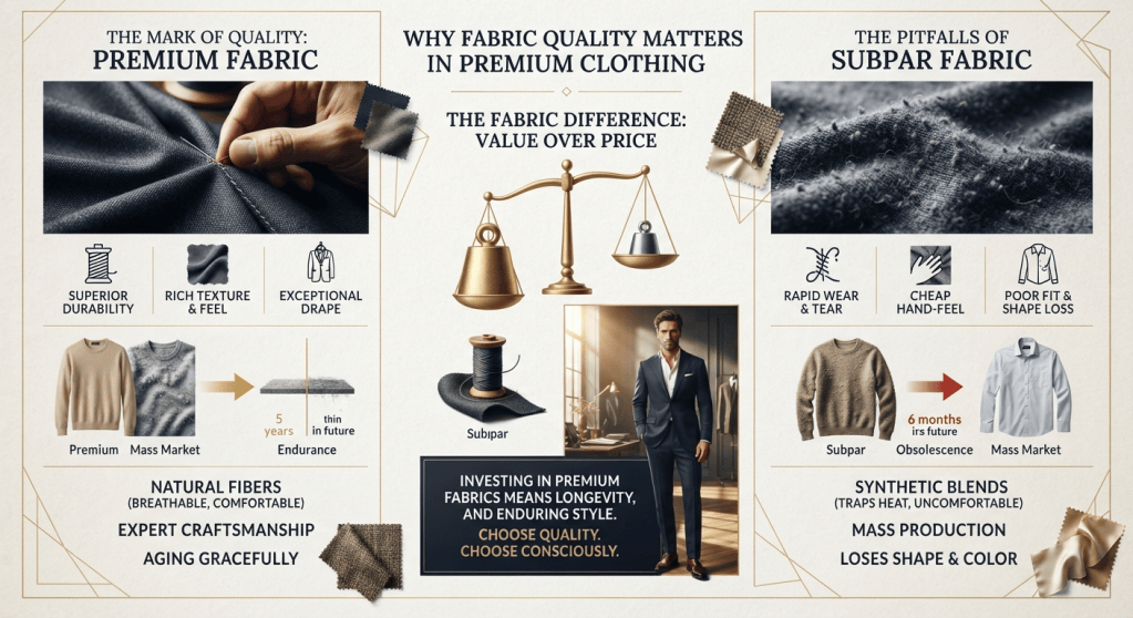 Why Fabric Quality Matters in Premium&nbsp;Clothing